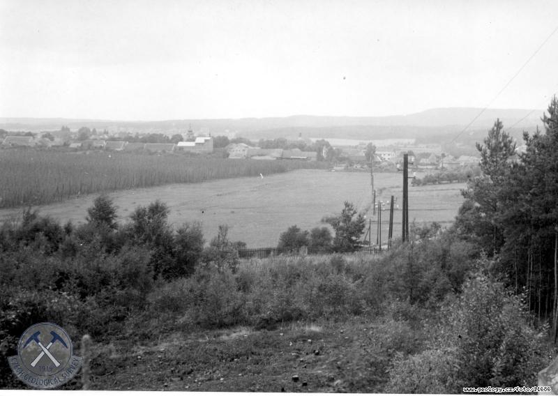Fotografie : Panorama okol skladu Geofondu, Lun u Rakovnka., Lun u Rakovnka.