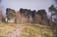 Tisk stny - jz. okraj stn (skalnho msta) u Tis (pskovce blohorskho souvrstv), Jaroslav Valeka, 2002