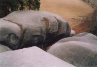 Bl kameny - vrazn zaoblen povrch pskovc jizerskho souvrstv, Markta Vajskebrov, 2001