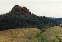Provodnsk kameny - limburgitov pe Lys skly, pohled z Michlova vrchu, Ji Adamovi, 1999