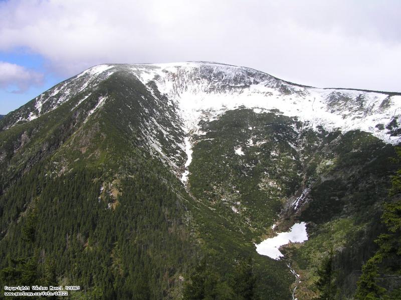 Fotografie Studnin hora: Studnin hora - ledovcov kar a psk vodopd, Krkonoe