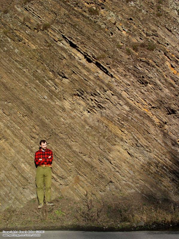 Fotografie Flyov sedimenty: Flyov sedimenty letenskho souvrstv na Tesan skle u Zahoan, Tesan skla u Zahoan