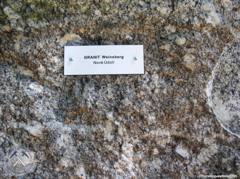 Fotografie ula (granit): ula (granit) Weinsberg - Nov dol, Geopark Stoec