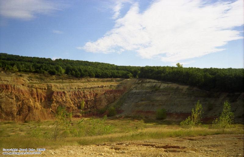 Photo : Bauxite mine, Gnt, Hungary, Gnt, bauxitov doly