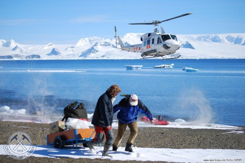 Fotografie Vzkum Antarktidy: Geologick vzkum Antarktidy, Antarktida - ostrov James Ross
