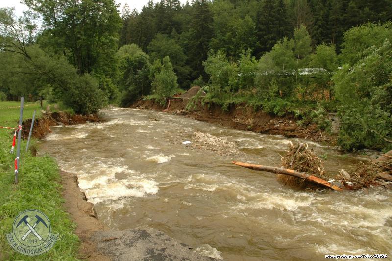 Fotografie : Povodn na Volyce v ervnu 2009, Vimperk