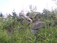 Vrcholové skalní torzo na kótě Myslivna 1040 m n.m, Jiří Rypl, 2004