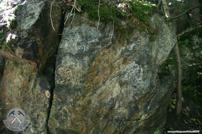 Fotografie Btouchov: Btouchov - intruze diorit v granitech, Btouchov - intruze diorit v granitech