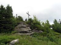 Vchozy porfyrickho biotitickho granitu typu Weinsberg na vrcholu kty Smrina 1338 m. , Ji Krupika, 2010