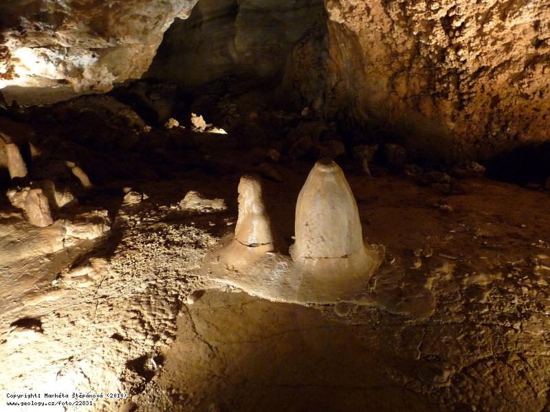 Photo Konprusy caves: Dripstone decoration in Konprusy caves, Konprusk jeskyn