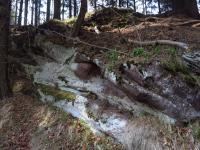 Skaln vchozy na ele vrstev sediment svrchnokarbonskho st - tzv. altmanskch arkz a slepenc. , Jan Vtek, 2015