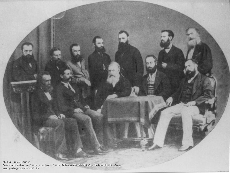 Fotografie Stoliczka,Ferdinand (1838-1874): Skupina geolog Geological Society of India, 