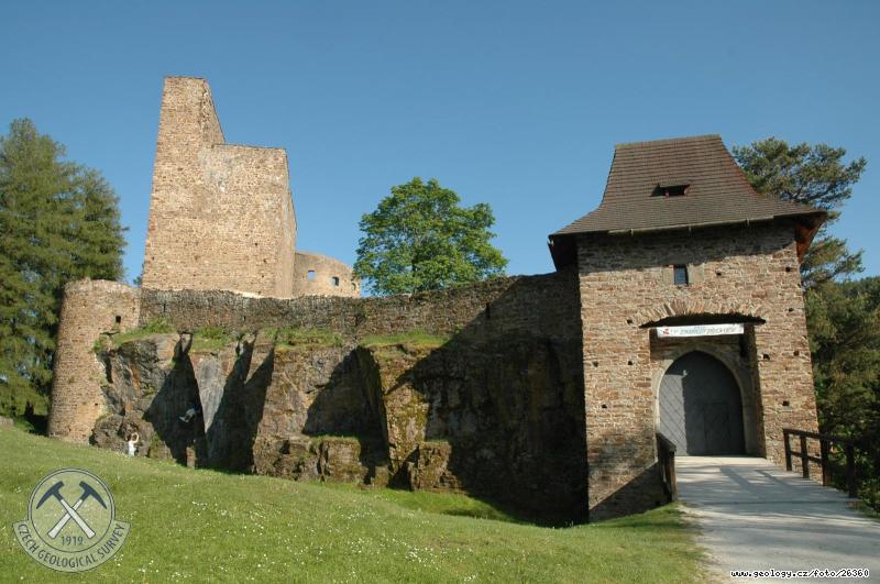 Photo : , Kvarcit Borku - hrad Velhartice