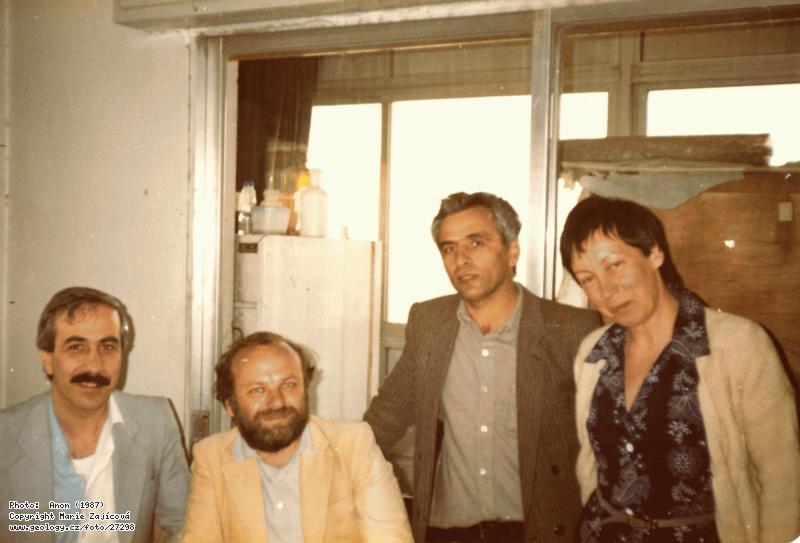 Fotografie Projekt Srie 1987: Dr. Bossam, Z. Tborsk, M. Bitton a  M.Zajcov, 