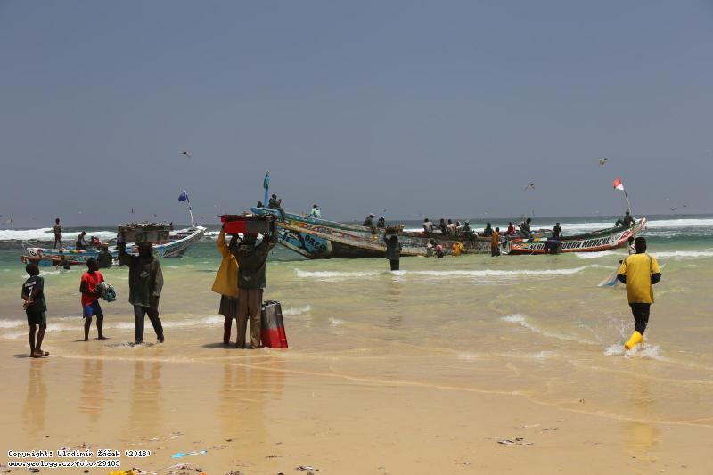 Photo Fishermen in Dakar: Fishermen in Dakar, Senegal, 