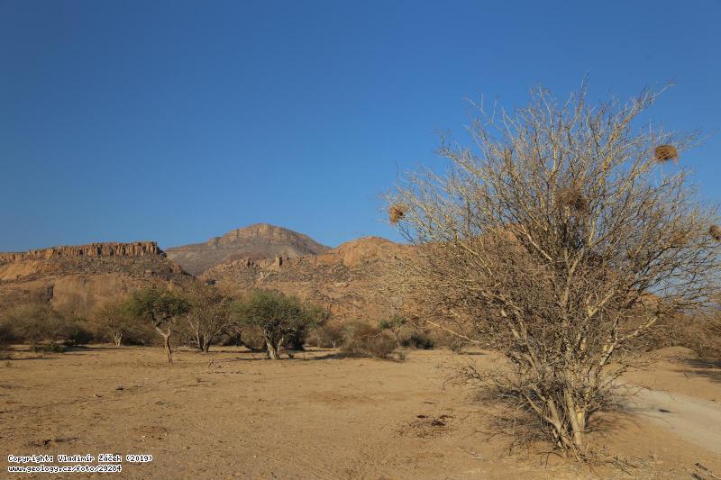 Photo Erongo Mts. in Namibia: Granite in Erongo Mts. in Namibia, 