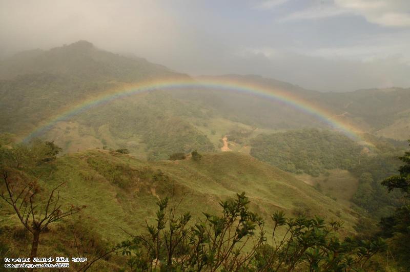 Fotografie Krajina v okol Cerro La Cruz v Kostari: Krajina v okol Cerro La Cruz u Miramaru v Kostarice, 