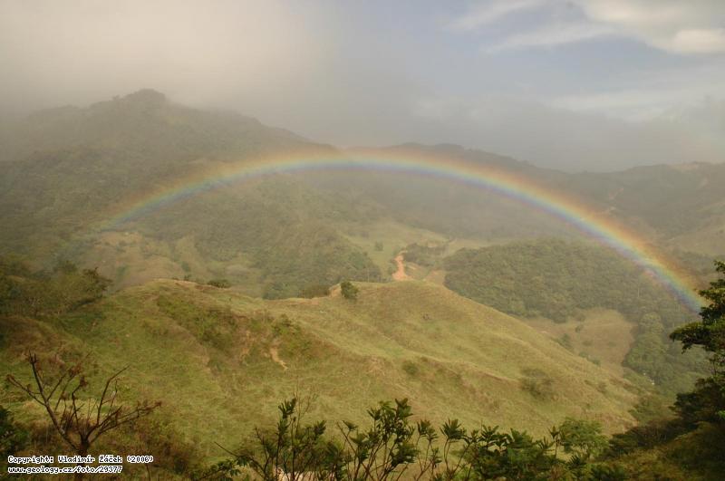 Fotografie Krajina v okol Cerro La Cruz : Krajina v okol Cerro La Cruz u Miramaru v Kostarice, 