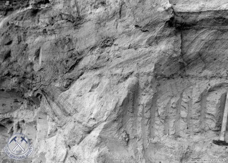 Fotografie : Podkrunoho-tetihorn psky. Vchodn stna pskovny v tetihornch pscch., Marov