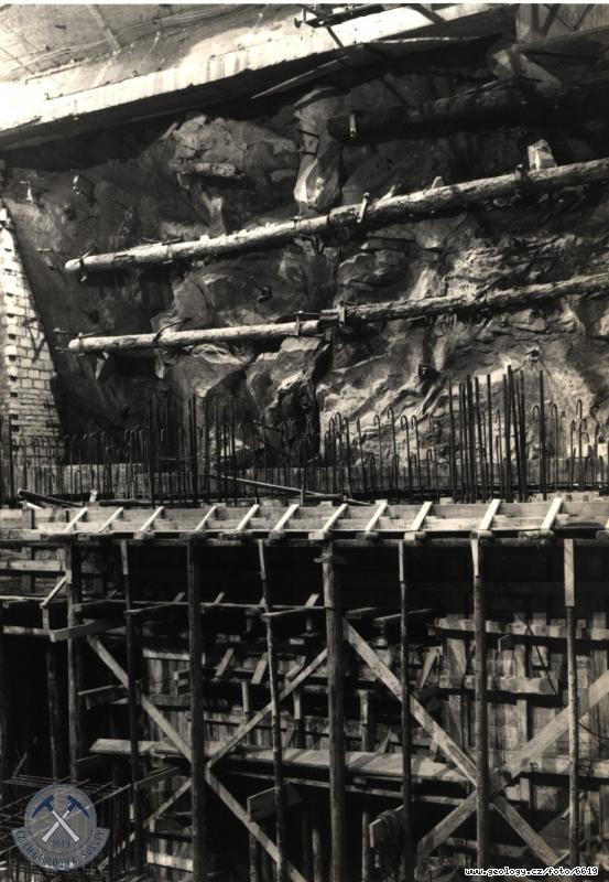 Fotografie : Panoramatick pehled situace nvodn stny podzemn hydrocentrly nad bloky II. a I., Lipno