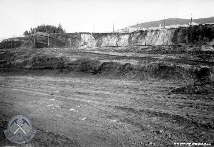 Fotografie : Vrásové deformace v uhelné sloji, Dolní Rychnov