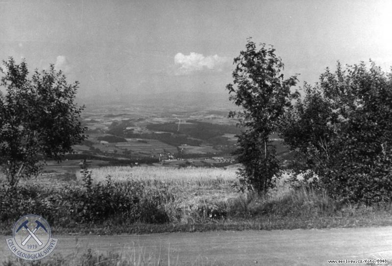 Fotografie : Vyhldka z vrcholu Kozkova na Krkonoe., Kozkov