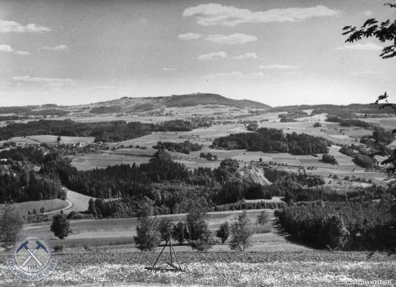 Fotografie Pohled na Kozkov od severu: Kozkov od Horsk Kamenice, Kozkov