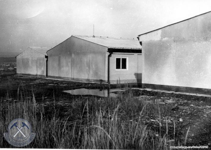Fotografie : Zpadn strana skladitnch budov. panorama z negativ . C-1064-5, Lun u Rakovnka.