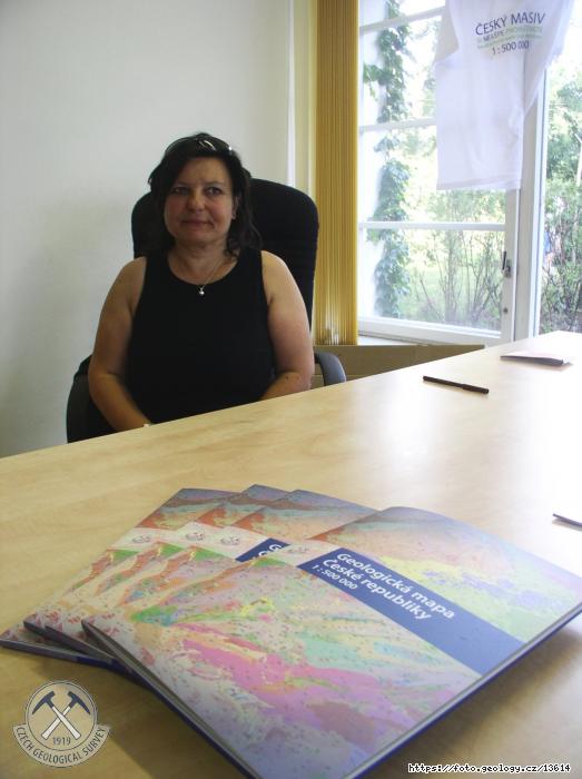 Fotografie Pedstaven nov geologick mapy: Pedstaven nov geologick mapy R 1:500 000, esk geologick sluba, Klrov