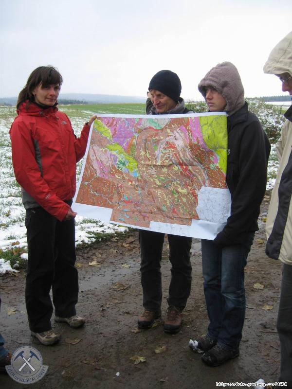 Fotografie Prezentace geologick� stavby: Prezentace geologick� stavby na lokalit� Chlum, Chlum