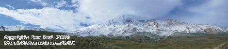 Fotografie Sopka Damavand Kooh: Nejvy��� hora �r�nu - sopka Damavand, Damavand Kooh