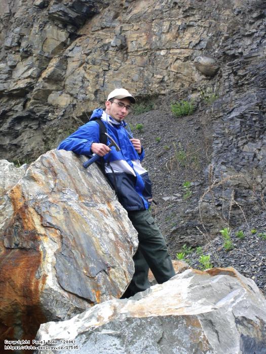 Fotografie Radek Vodrka: Radek Vodrka v lomu Kosov u Berouna, Lom Kosov u Berouna