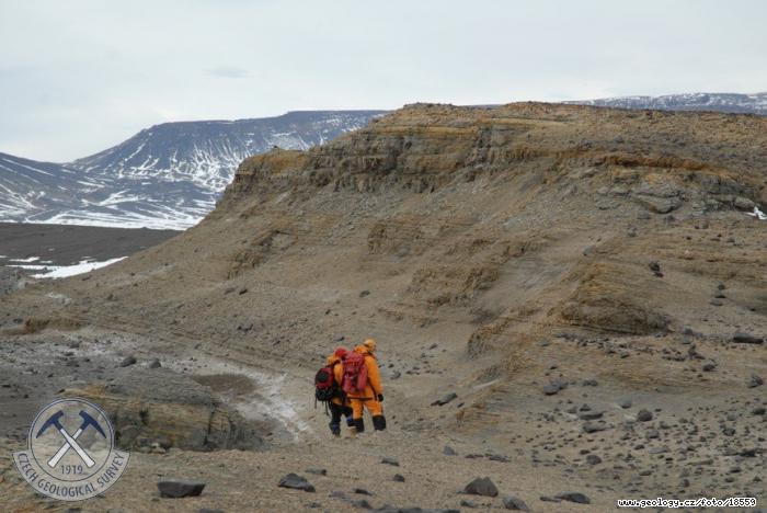 Fotografie Antarktida: Kdov sedimenty v Antarktid, Antarktida - ostrov James Ross