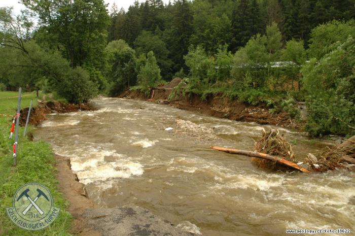 Fotografie : Povodn na Volyce v ervnu 2009, Vimperk