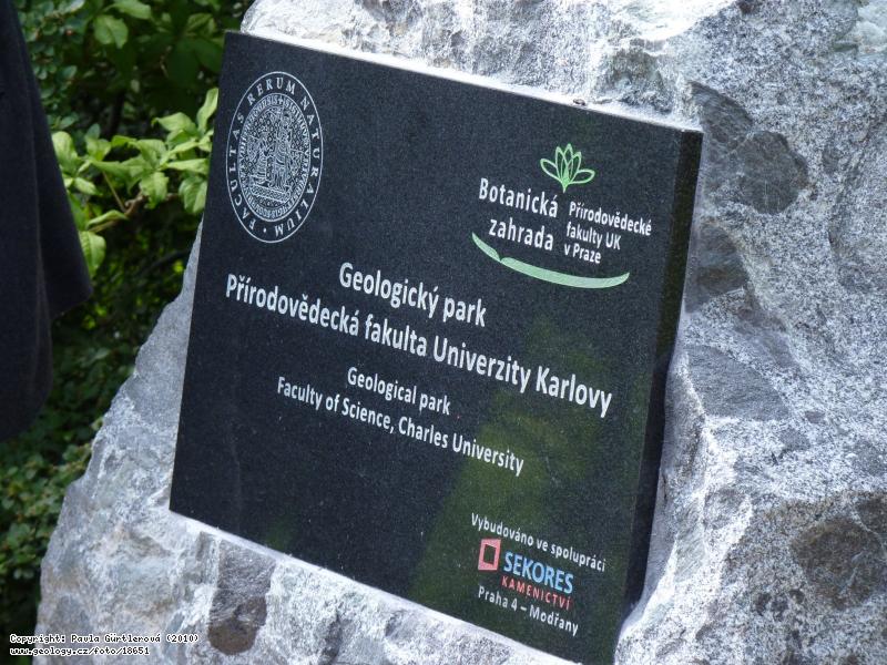 Fotografie Geopark - Botanick zahrada Praha: Oteven geologickho parku  v botanick zahrad PFUK Praha, Praha