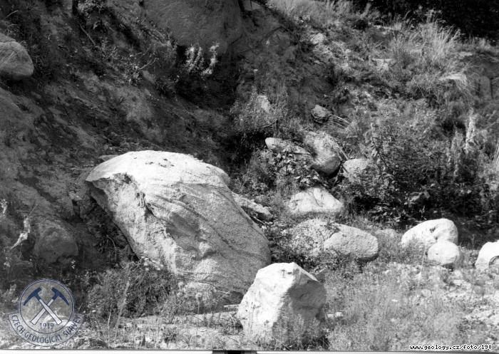 Fotografie Vyvětrané balvany tonalitů : Vyvětrané balvany tonalitů při silnici jv od Kunvaldu, Orlické hory