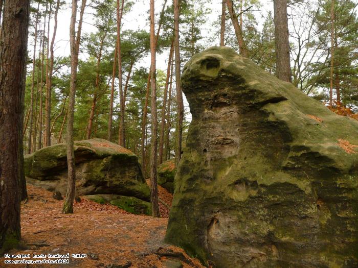 Photo : Sandstone rock called Frog, ba (Kokonsk dl)