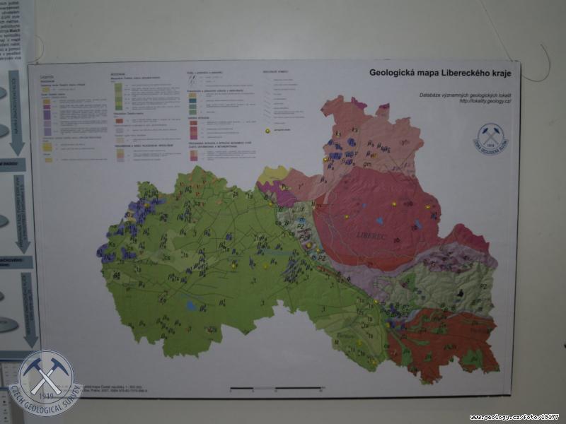 Fotografie GISDAY v Liberci: Stanovistě ČGS na akci GISDAY v Liberci - geologická mapa Libereckého kraje, Krajská vědecká knihovna v Liberci