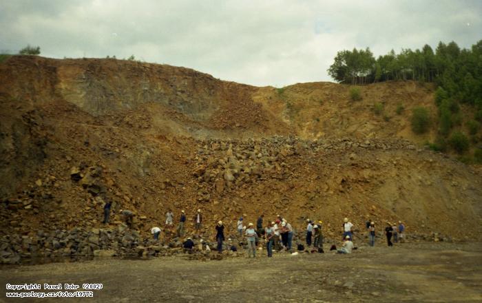 Fotografie Lom Horní Bory: Lom Horní Bory - mineralogická lokalita v granulitech cordieritových rulách, Horní Bory