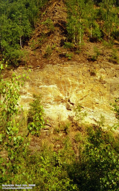 Fotografie Lom Horn Bory: Lom Horn Bory - mineralogick lokalita v granulitech cordieritovch rulch, Horn Bory