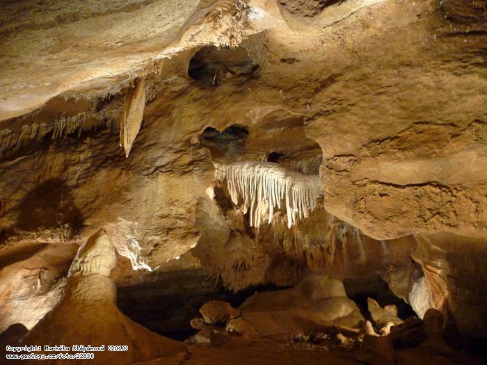 Photo Konprusy caves: Dripstone decoration in Konprusy caves, Konprusk jeskyn