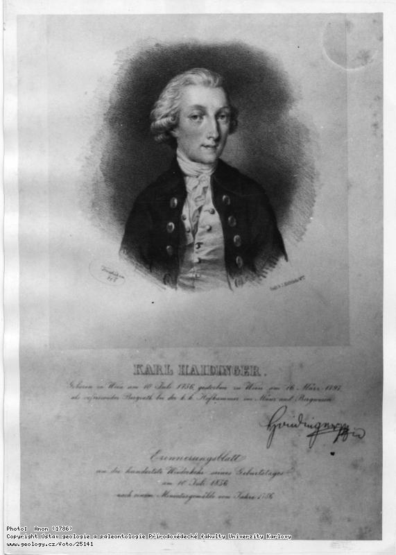 Fotografie Haidinger, Karl (1756-1797): Haidinger, Karl Maria (1756-1797), 
