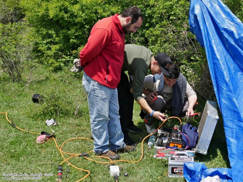 Photo Georgia expedition 2017: Training of Georgian geologists in the use of geophysical methods of electrical resistivity tomography (ERT), 