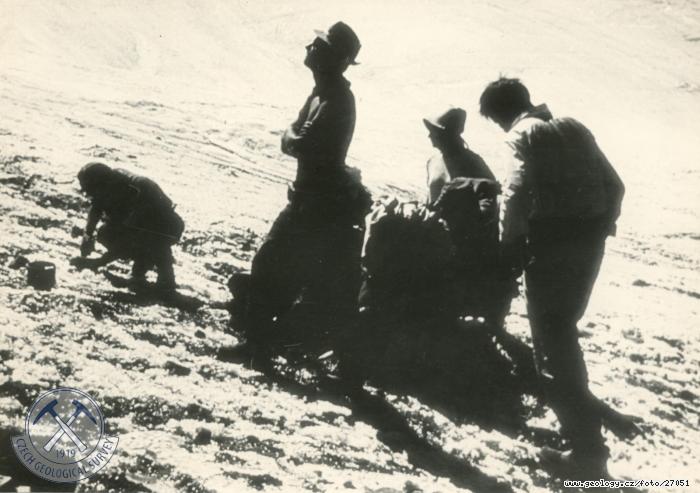 Fotografie astnci expedice: Pamr. Expedice stavu jadernch vzkum v Dubn u Moskvy, 1961, 