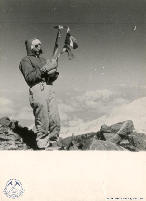 Fotografie Na vrcholu �t�tu Lenin: Expedice Pam�r, 1961., 