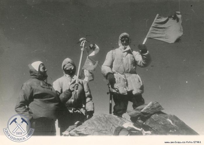 Fotografie Na vrcholu ttu Lenin: Expedice Pamr, 1961., 