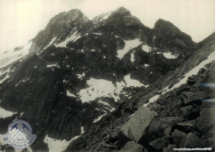 Fotografie Expedice Pamír 1961: Pohoří Zaalajského hřbetu v centrální části Transalaje, 