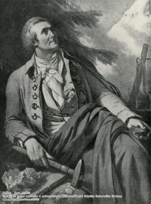 Fotografie Saussure de, Horace (1740 - 1799): Saussure de, Horace Bndiet (1740 - 1799), 