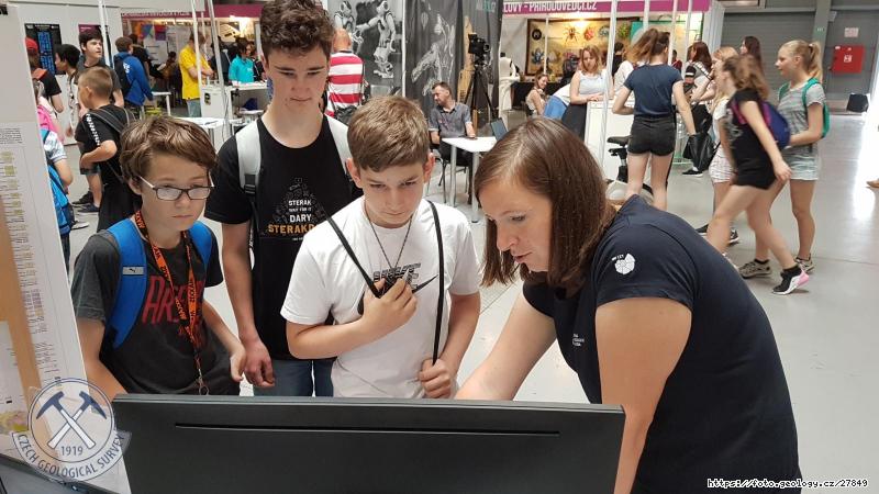 Fotografie : �esk� geologick� slu�ba na Veletrhu v�dy 2019, 