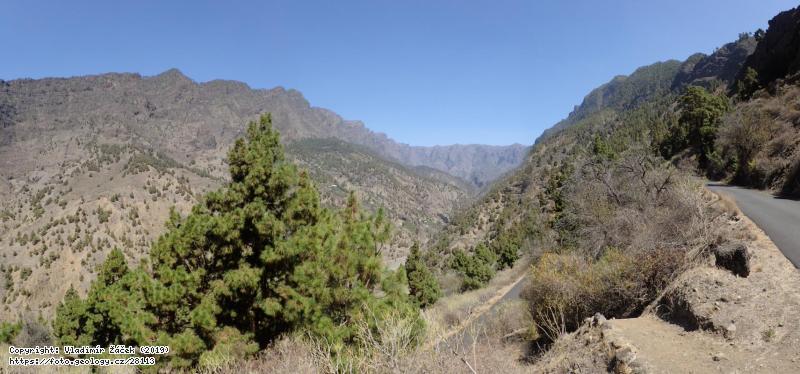 Fotografie Rokle Las Angustias: Barranco Las Angustias, La Palma, 